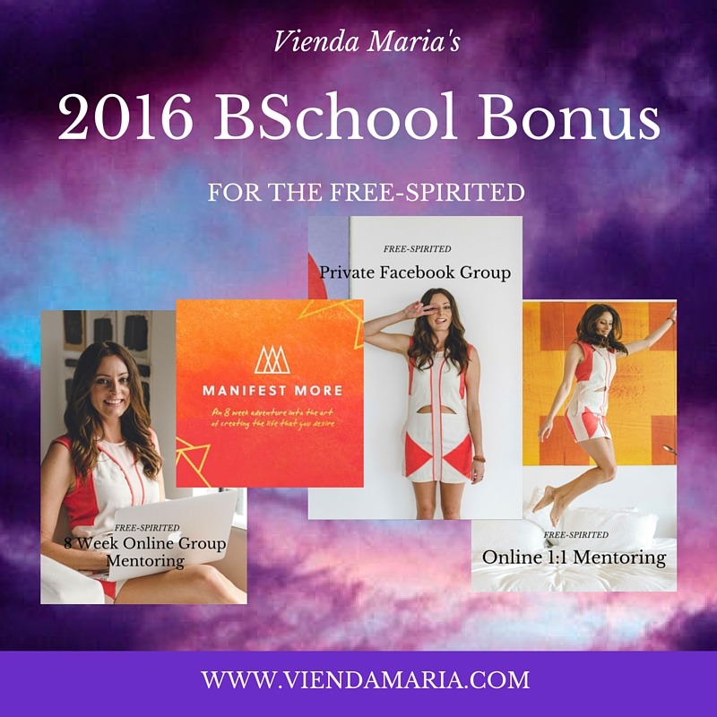 Vienda Maria's 2016 BSchool Bonus for the Free-Spirited.
