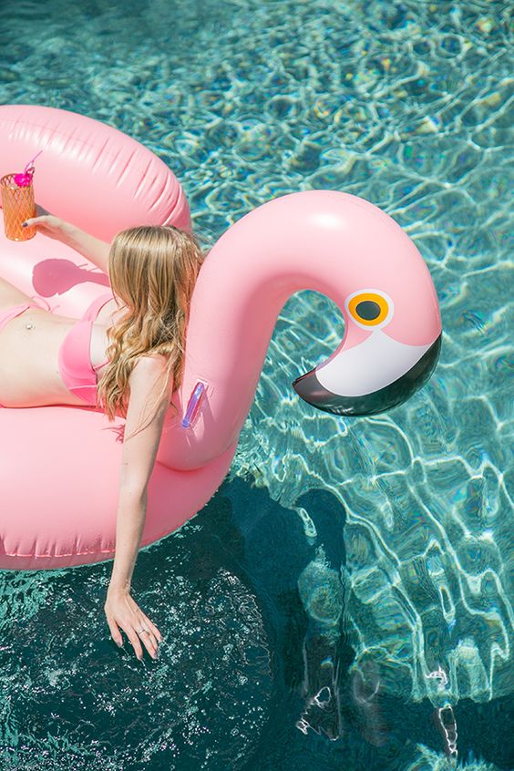 100 freedom-igniting things I want to do in my 30's: Get a pink inflatable flamingo.